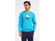 Muška pidžama duga Sleep Muškarci - Muške pidžame - Muške pidžame s dugim rukavima