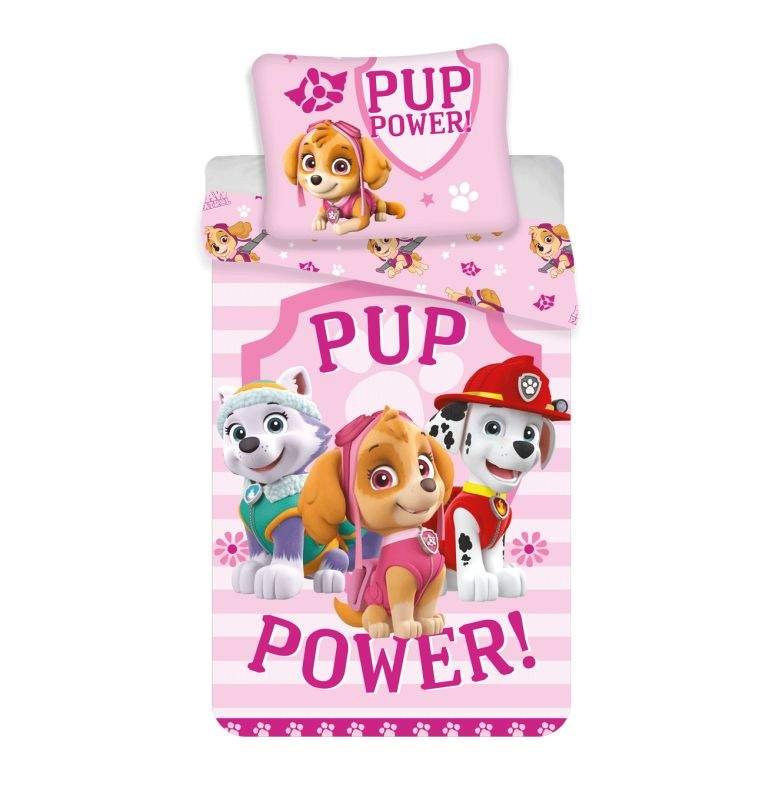 JERRY FABRICS Posteljina za dječji krevetić Paw Patrol 122 baby Pamuk, 100/135, 40/60 cm - Posteljina za dječji krevetić