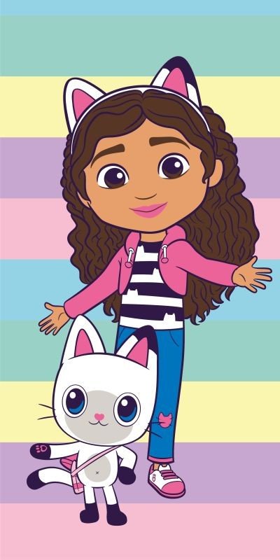 JERRY FABRICS Ručnik Gabina čarobna kućica Colors Pamuk - Frotir, 70/140 cm