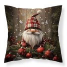 DETEXPOL Božićna navlaka za jastuk Patuljak ukrasi mikro Poliester, 40/40 cm Jastučići - pokrivači za jastuke