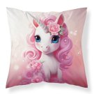 DETEXPOL Navlaka za jastuk Jednorog ruža micro Poliester, 40/40 cm Jastučići - pokrivači za jastuke