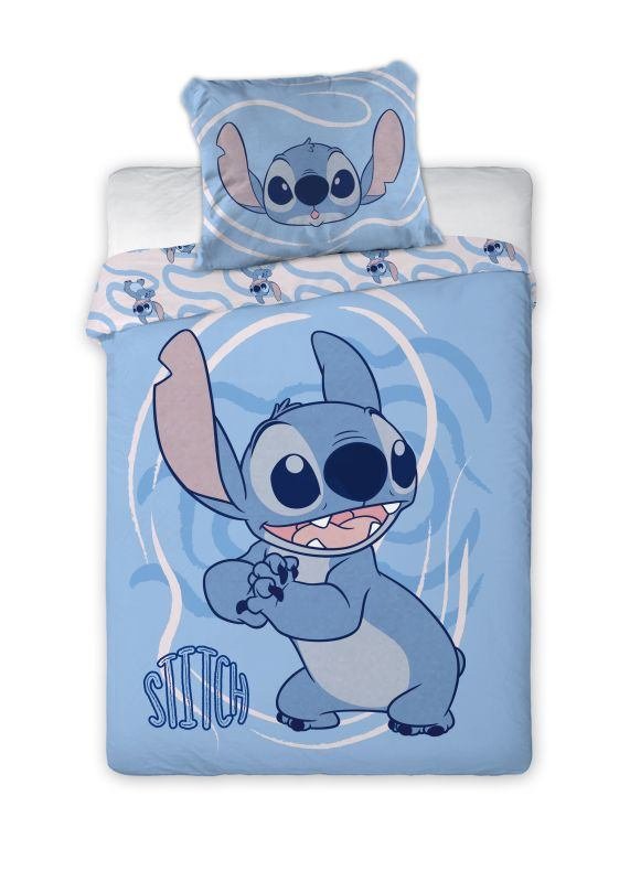 FARO Posteljina za dječji krevetić Lilo and Stitch plava Pamuk, 100/135, 40/60 cm - Posteljina sa licencijom
