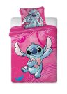 FARO Posteljina za dječji krevetić Lilo and Stitch pink Pamuk, 100/135, 40/60 cm Posteljina za dječji krevetić