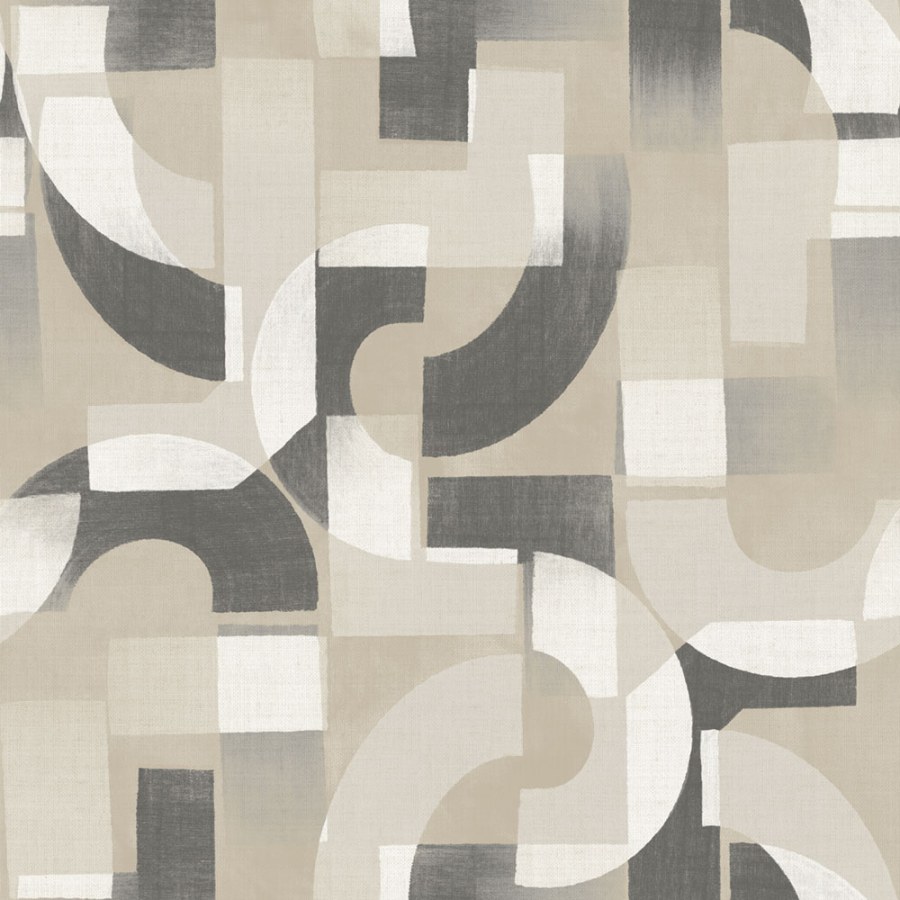 Grafička flis tapeta za zid sivo-bež A76002 | Ljepilo gratis - Na skladištu