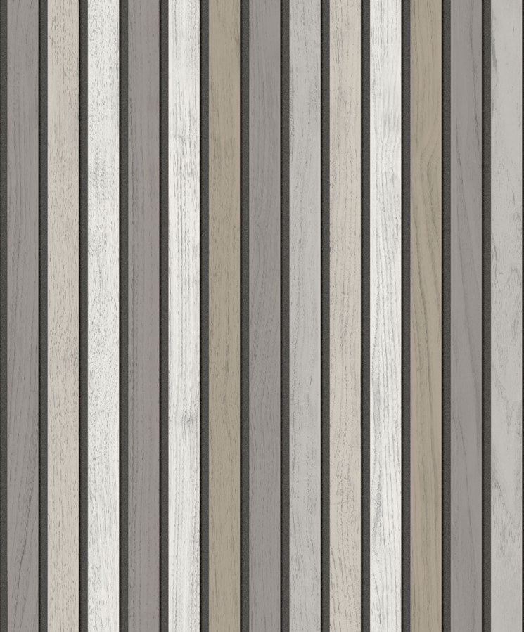 Flis tapeta za zid daske letvice imitacija drva B31209 | Ljepilo gratis