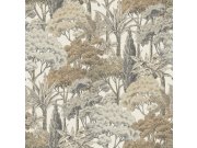 Na skladištu - Flis tapeta za zid sivo-smeđa stabla A76301 | Ljepilo gratis Flis tapeta za zid sivo-smeđa stabla A76301 | Ljepilo gratis