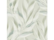 Flis tapeta za zid sivo-zelena listovi A76102 | Ljepilo gratis Na skladištu