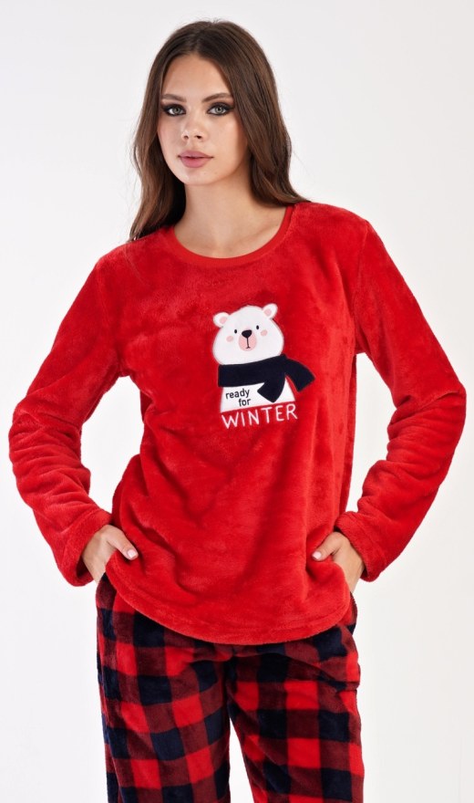 Ženska duga pidžama Medo sa šalom