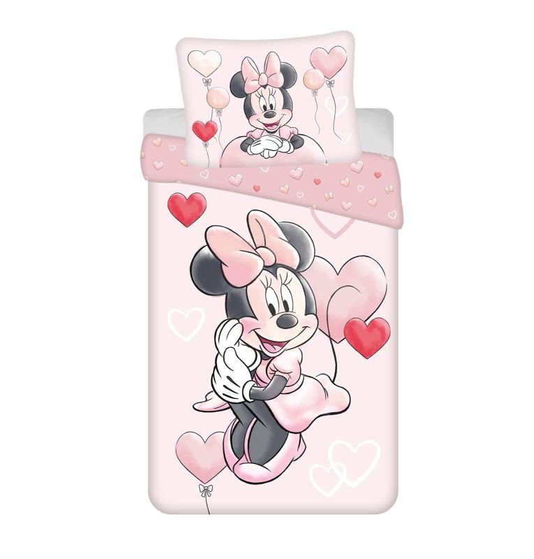 Posteljina sa licencijom - JERRY FABRICS Posteljina Minnie Balloon 02 Pamuk, 140/200, 70/90 cm JERRY FABRICS Posteljina Minnie Balloon 02 Pamuk, 140/200, 70/90 cm - Posteljina sa licencijom