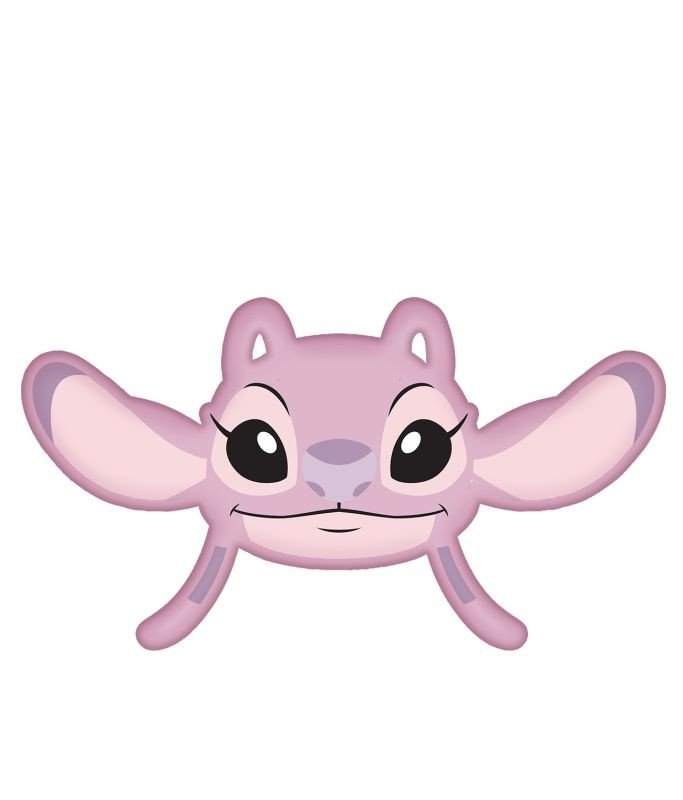 JERRY FABRICS Oblikovani jastuk od mikroplyša Lilo and Stitch Angel Pink Poliester, 41x31 cm JERRY FABRICS Oblikovani jastuk od mikroplyša Lilo and Stitch Angel Pink Poliester, 41x31 cm