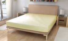 Jersey plahta 180/200 slonova kost Plahte