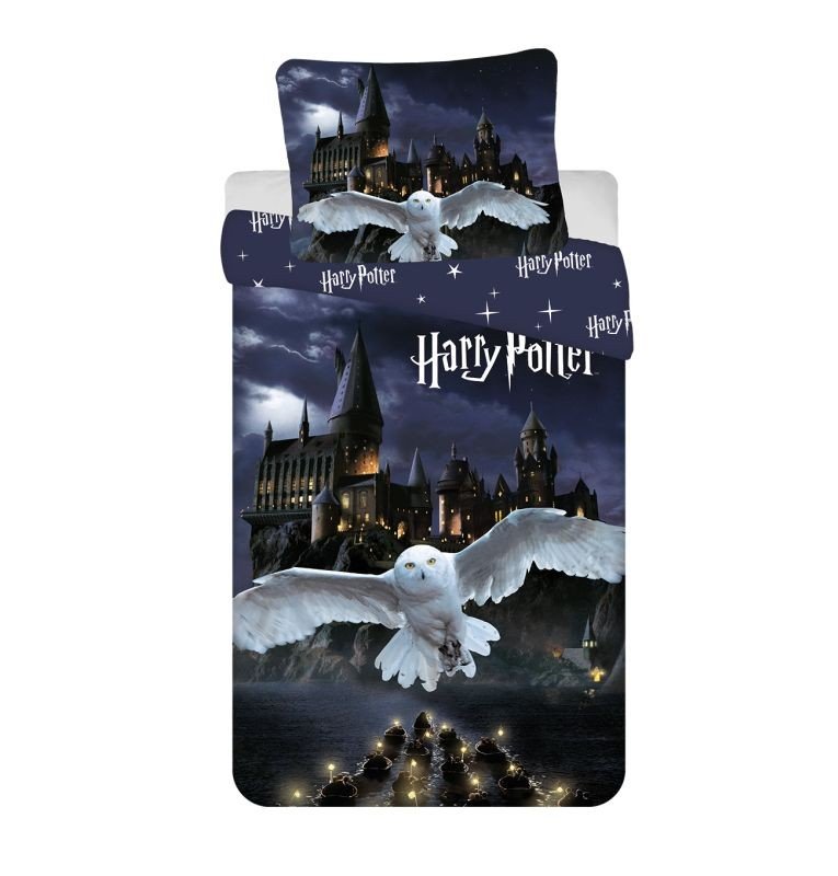 Posteljina sa licencijom - JERRY FABRICS Posteljina Harry Potter Hogwarts Night micro Pamuk, 140/200, 70/90 cm JERRY FABRICS Posteljina Harry Potter Hogwarts Night micro Pamuk, 140/200, 70/90 cm - Posteljina sa licencijom