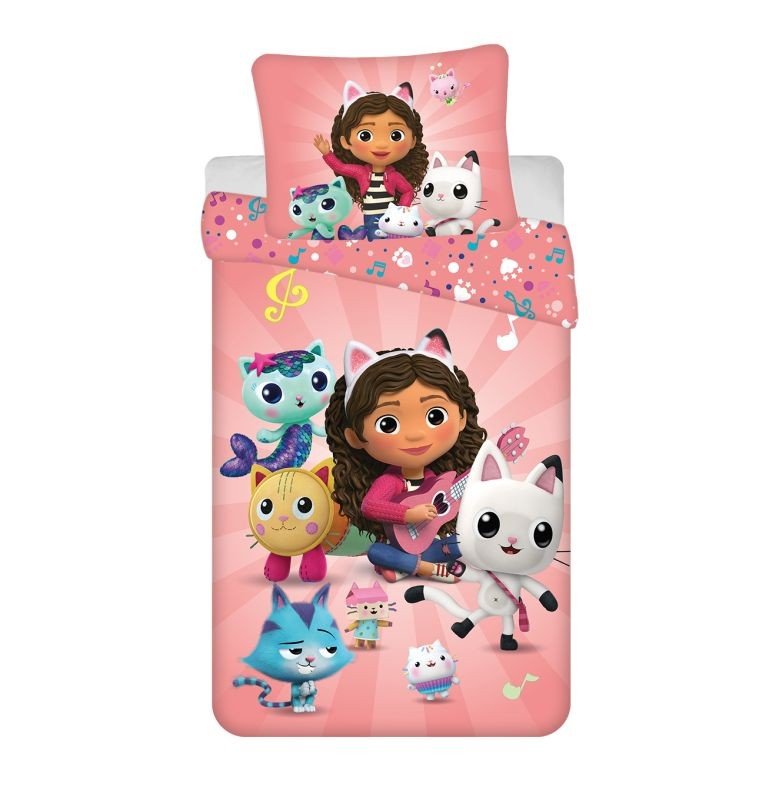 Posteljina za dječji krevetić - JERRY FABRICS Posteljina Gabina čarobna kućica Pamuk, 140/200, 70/90 cm JERRY FABRICS Posteljina Gabina čarobna kućica Pamuk, 140/200, 70/90 cm - Posteljina za dječji krevetić