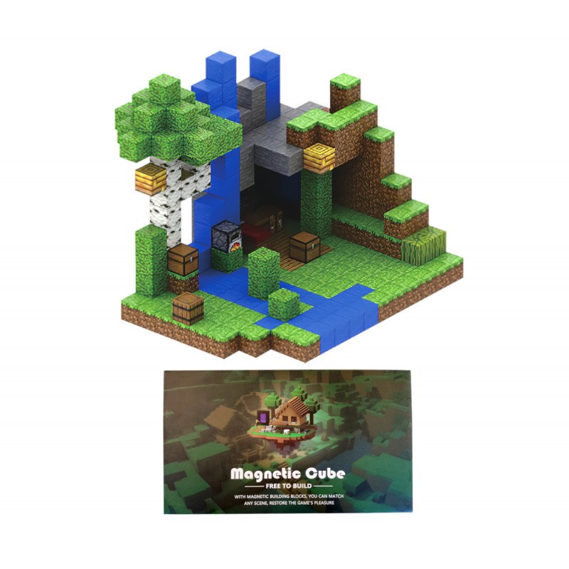 Minecraft Jungle Creek XXL magnetna igračka – 300 dijelova - Zabava-karneval