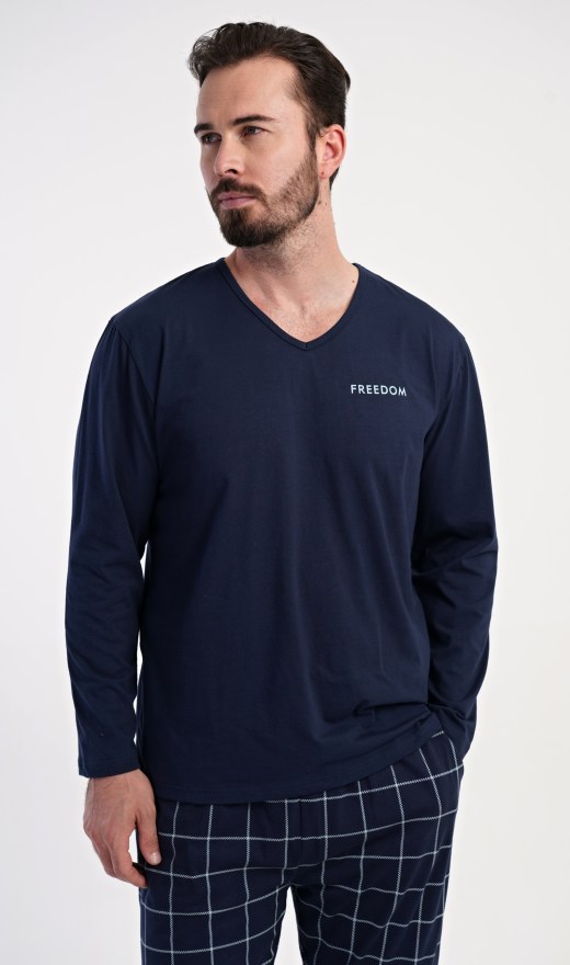 Muška pidžama duga Daniel - Muške pidžame s dugim rukavima