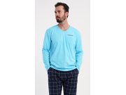 Muška pidžama duga Freedom Muškarci - Muške pidžame - Muške pidžame s dugim rukavima