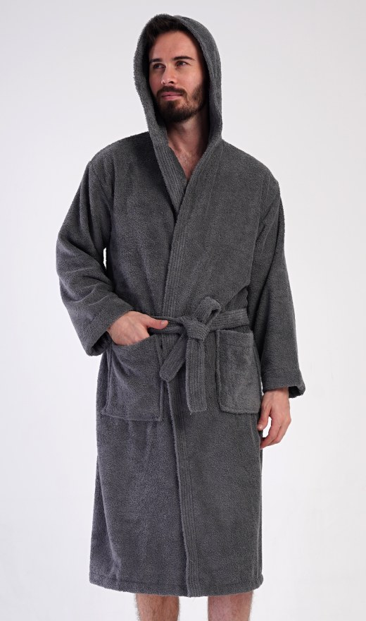 Muški ogrtač s kapuljačom Alex Muški ogrtač s kapuljačom Alex