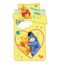 JERRY FABRICS Dječja posteljina Medo Winnie Smile baby Pamuk, 100/135, 40/60 cm
