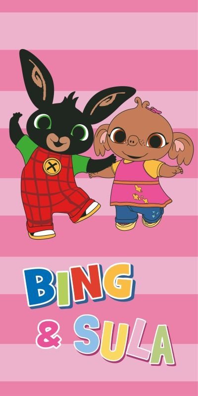 JERRY FABRICS Ručnik Zeko Bing Playing together Pamuk - Frotir, 70/140 cm - ručnici za plažu