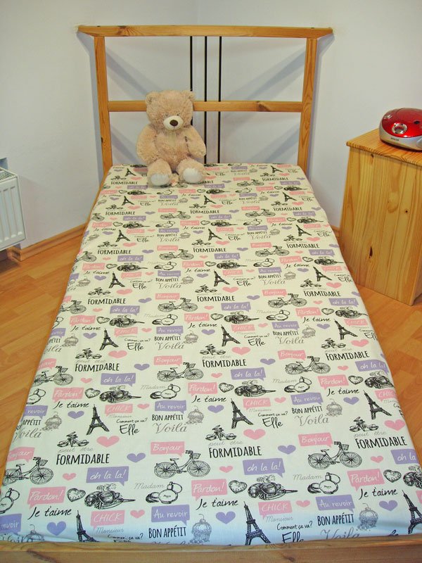 Plahte - Klasična plahta Pariz ružičasta 150/235 Klasična plahta Pariz ružičasta 150/235 - Plahte