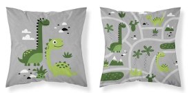 DETEXPOL Navlaka za jastuk Dino Pamuk, 40/40 cm Jastučići - pokrivači za jastuke