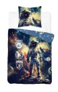 DETEXPOL Posteljina Astronaut Pamuk, 140/200, 70/80 cm Posteljina foto print