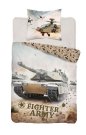 DETEXPOL Posteljina Army Tank Pamuk, 140/200, 70/80 cm Posteljina foto print
