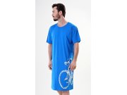 Muška noćna košulja s kratkim rukavom Veliko kolo Muškarci - Muške noćne košulje - Prevelike muške noćne košulje