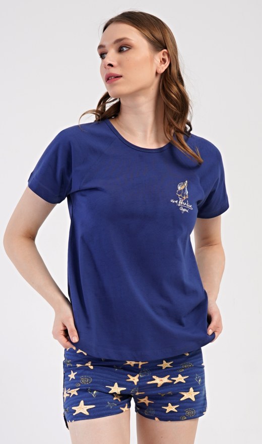 Žene - Ženska pidžama - Ženska pidžama kratke hlače - Ženska pidžama kratke hlače Zvijezde Ženska pidžama kratke hlače Zvijezde - Ženska pidžama kratke hlače