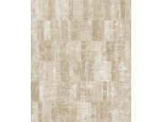 Bež geometrijska flis tapeta za zid, A69402, Omura, Grandeco | Ljepilo besplatno