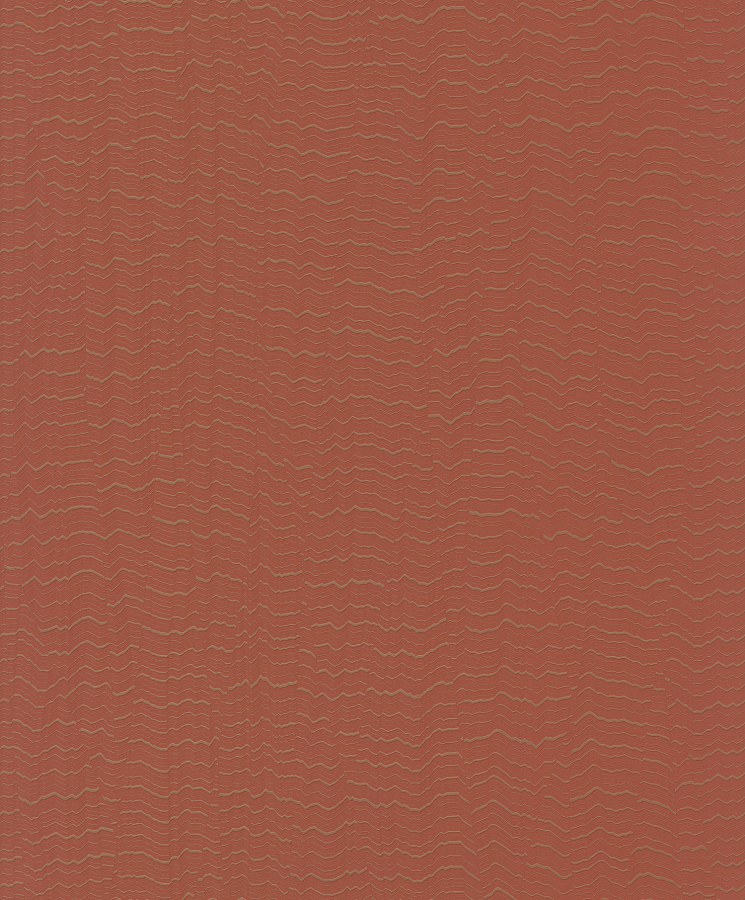 Ciglastocrvena flis tapeta za zid, valoviti uzorak, BZ3409, Belize, Grandeco | Ljepilo besplatno - Grandeco