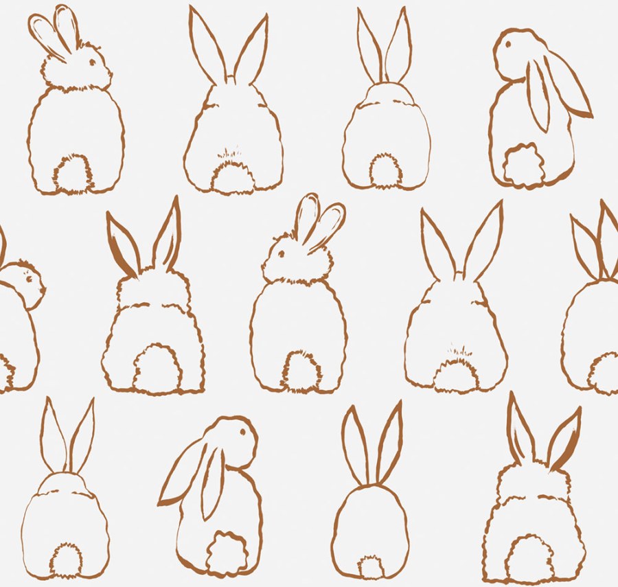 Dječja flis fototapeta za zid, zečići, RB306, Daydreamers, Grandeco | Ljepilo besplatno - Grandeco