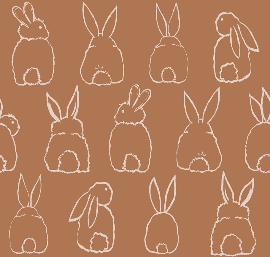 Dječja flis fototapeta za zid, zečići, RB312, Daydreamers, Grandeco | Ljepilo besplatno