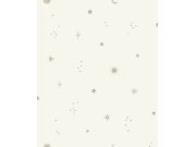 Dječja flis tapeta za zid, bijela, nebo, LD3617, Little Dreamers, Grandeco | Ljepilo besplatno