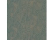 Geometrijska plava flis tapeta sa zlatnim odsjajem, MU3006, Muse, Grandeco | Ljepilo besplatno