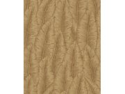 Smeđa flis tapeta s listovima, CU3205, Cumaru, Grandeco | Ljepilo besplatno