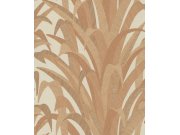 Smeđe-zlatna flis tapeta s listovima trave, CU3011, Cumaru, Grandeco | Ljepilo besplatno