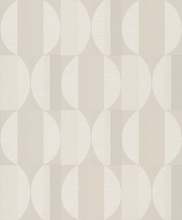 Krem geometrijska flis tapeta za zid, CU3101, Cumaru, Grandeco | Ljepilo besplatno