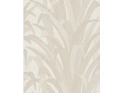 Krem flis tapeta s listovima trave, CU3001, Cumaru, Grandeco | Ljepilo besplatno