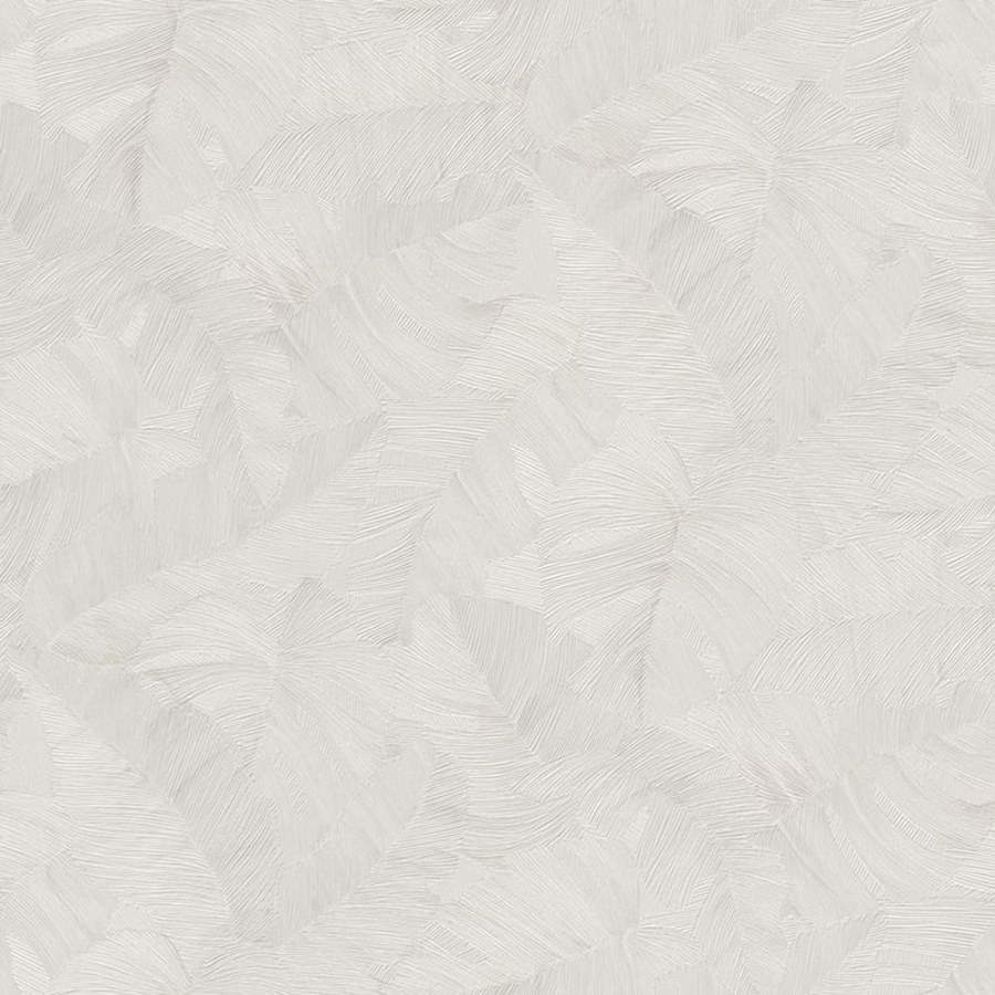 Krem flis tapeta s listovima, TI2106, Time 2025, Grandeco | Ljepilo besplatno - Grandeco