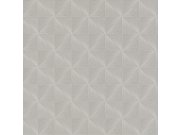 Siva geometrijska flis tapeta za zid, CU3304, Cumaru, Grandeco | Ljepilo besplatno Grandeco
