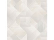 Sivo-bijela geometrijska flis tapeta za zid, UR3221, Universe 4, Grandeco | Ljepilo besplatno