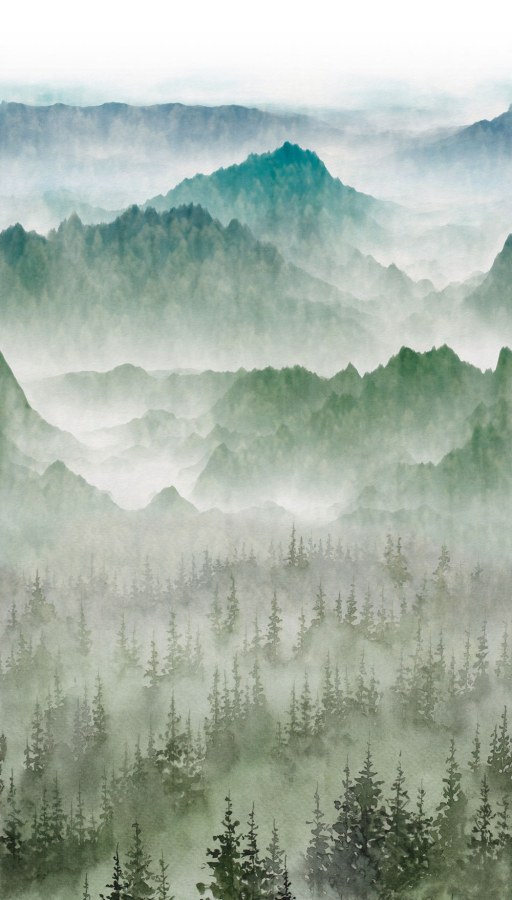 Flis fototapeta za zid, planinski krajolik, A73601, One roll, one motif 2, Grandeco | Ljepilo besplatno - Grandeco