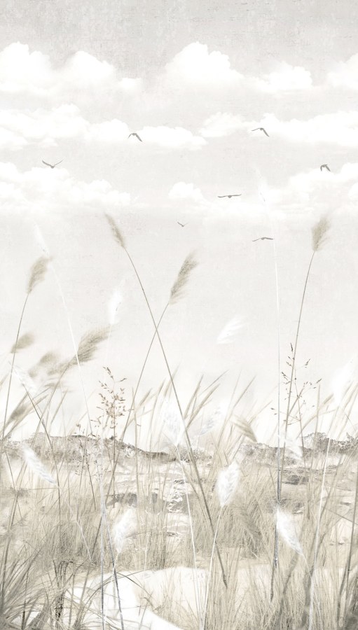 Flis fototapeta za zid, krajolik uz Sjeverno more, drveće, 202701, One roll, one motif 2, Grandeco | Ljepilo besplatno