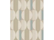 Geometrijska flis tapeta za zid, CU3112, Cumaru, Grandeco | Ljepilo besplatno Grandeco