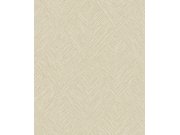 Flis tapeta za zid, bež, geometrijska, PW3003, Precious Weaves, Grandeco | Ljepilo besplatno Grandeco