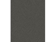 Flis tapeta za zid, smeđa, geometrijska, PW3009, Precious Weaves, Grandeco | Ljepilo besplatno