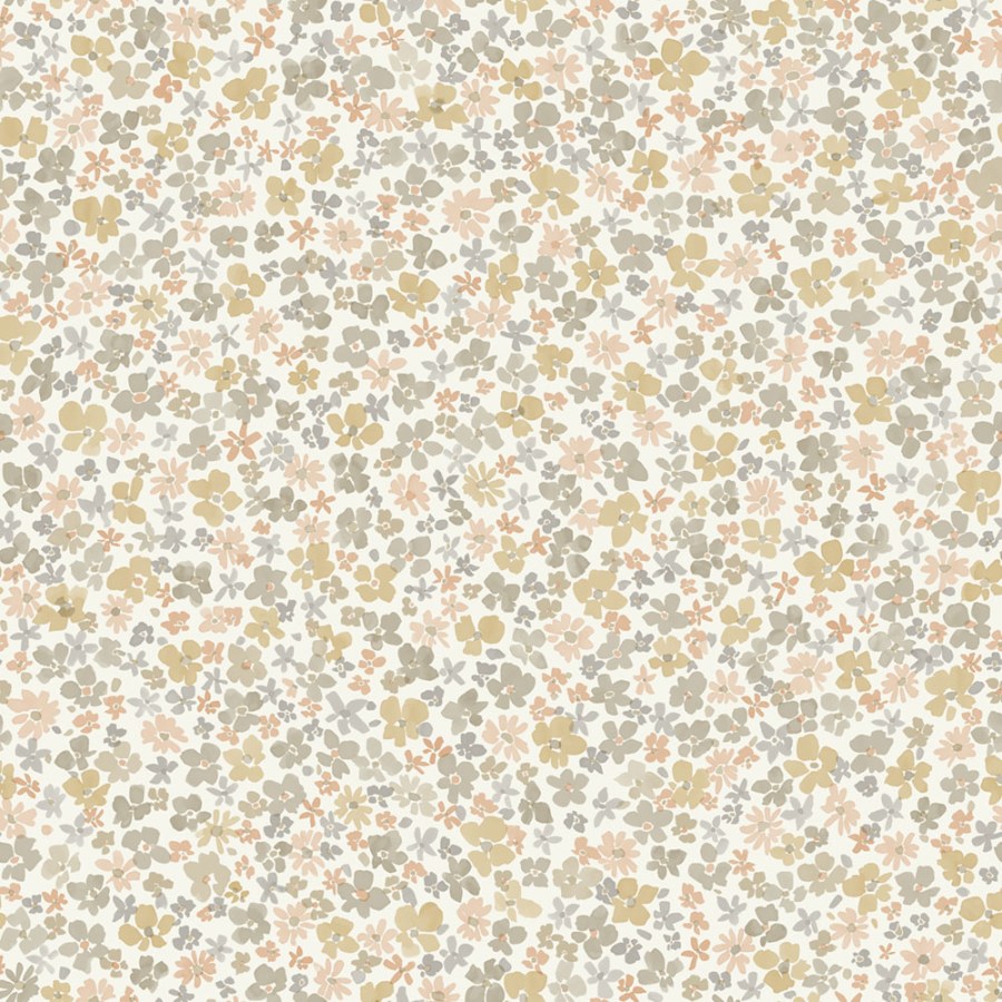 Flis tapeta za zid, oker, cvijeće, LD3020, Little Dreamers, Grandeco | Ljepilo besplatno
