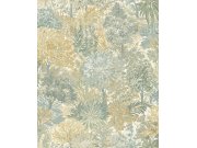 Flis tapeta za zid, sivo-zelena, drveće, A78603, Inia, Grandeco | Ljepilo besplatno