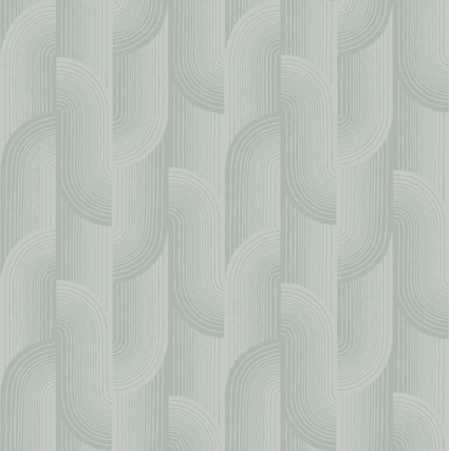 Flis tapeta za zid, zelena, geometrijska, PW3106, Precious Weaves, Grandeco | Ljepilo besplatno - Grandeco